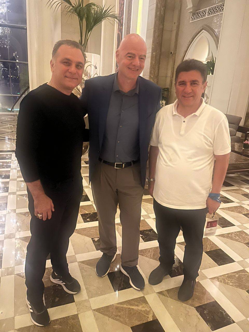 تصاویر | قلعهنویی کنار قهرمان جام جهانی | ملاقات امیر با رئیس!