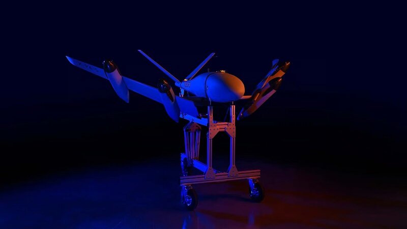 تصاویری از پهپاد جذاب عمود پرواز | X-P۴ با بالهای تاشو همه کار میکند!