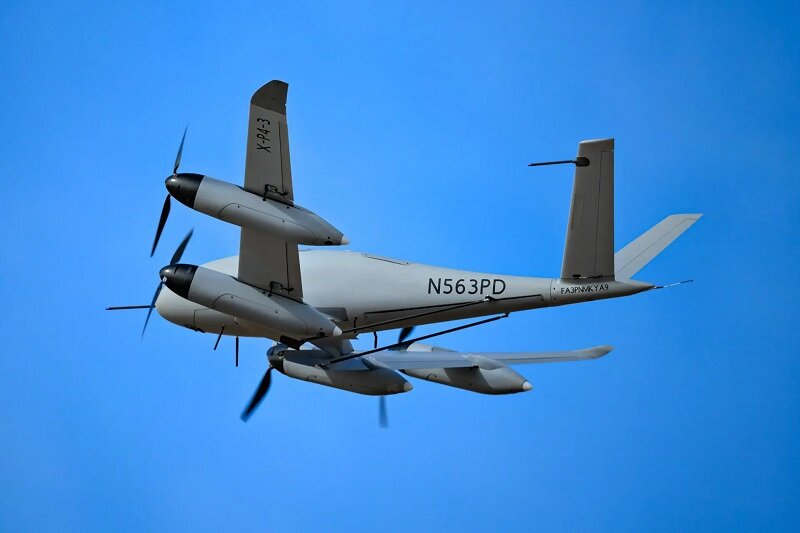 تصاویری از پهپاد جذاب عمود پرواز | X-P۴  با بال‌های تاشو  همه کار می‌کند!