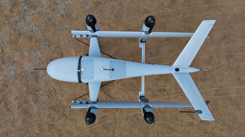 تصاویری از پهپاد جذاب عمود پرواز | X-P۴ با بالهای تاشو همه کار میکند!