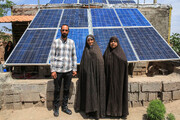 تصاویر اولین روستای نیروگاهی خورشیدی کشور ؛ خوشحالی مردم این روستا