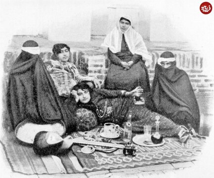 پوشش زنان - قاجار