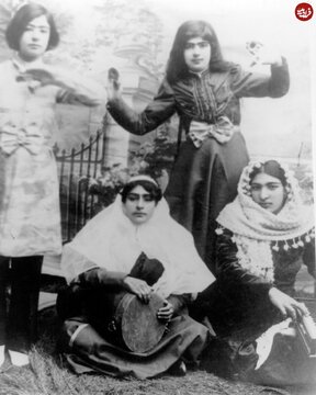 پوشش زنان - قاجار