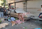 تصاویر | جزئیات انفجار در خیابان سهروردی تهران  |  ۴ نفر مصدوم شدند