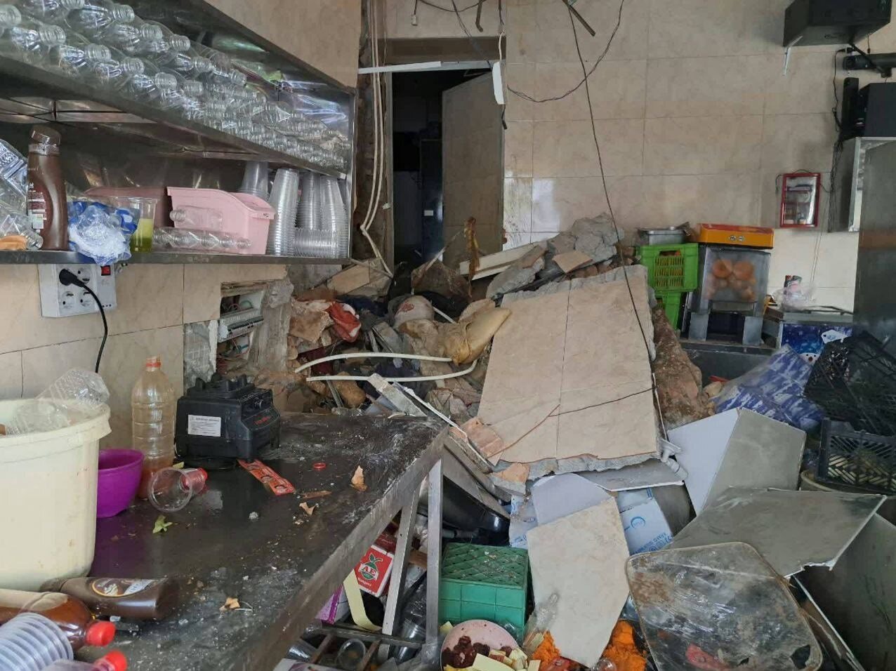 انفجار در خیابان سهروردی تهران