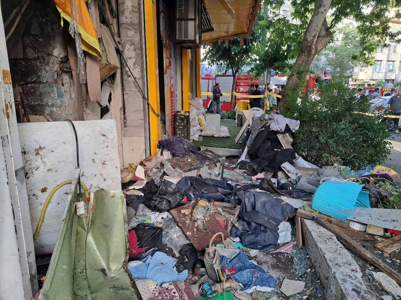 انفجار در خیابان سهروردی تهران