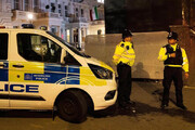 ببینید | رفتار عجیب براندازها در خارج از کشور | واکنش پلیس لندن را ببینید