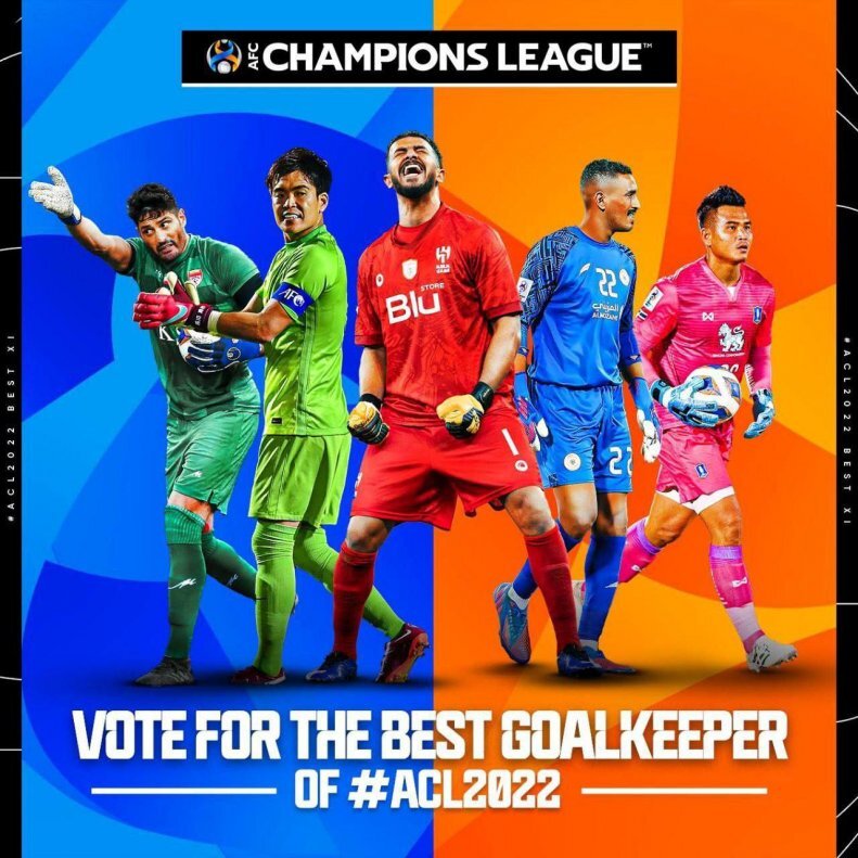 عکس| انتخاب غیرمنتظره؛ دروازه بان ایرانی نامزد بهترین گلر آسیا شد