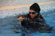 تصاویر | این شناگر زن ایرانی در گینس رکورد زد
