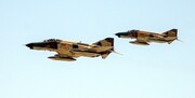 ببینید | لحظه پرواز جنگنده‌های ارتش برای استقبال از ناوگروه ۸۶