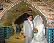 تصاویر | برپایی جشن عروسی در یک حمام قاجاری را ببینید