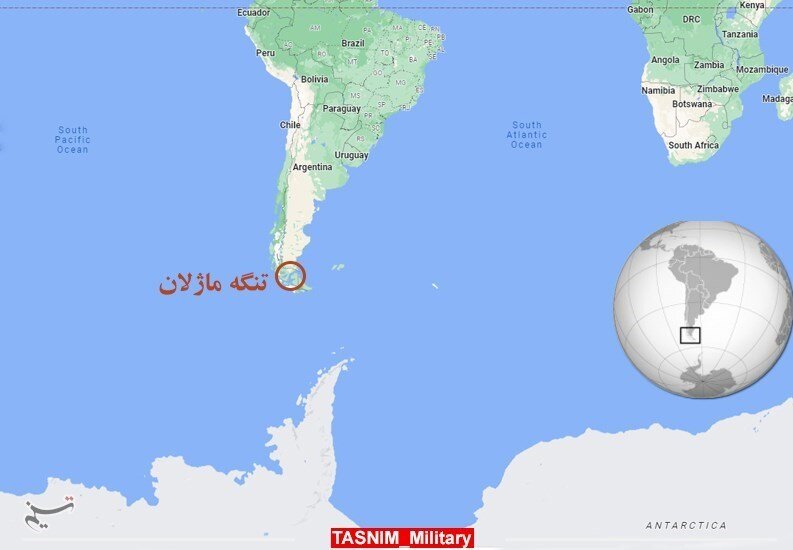 ناوگروه دریایی ارتش برای اولین بار به قطب جنوب میرود | تصویر ناو رزمی دنا و ناو لجستیک مکران در مأموریت دور کره زمین