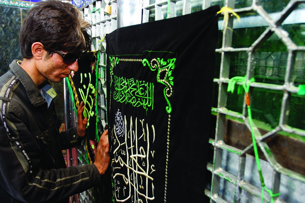 تصاویر | موتورسوار نابینا