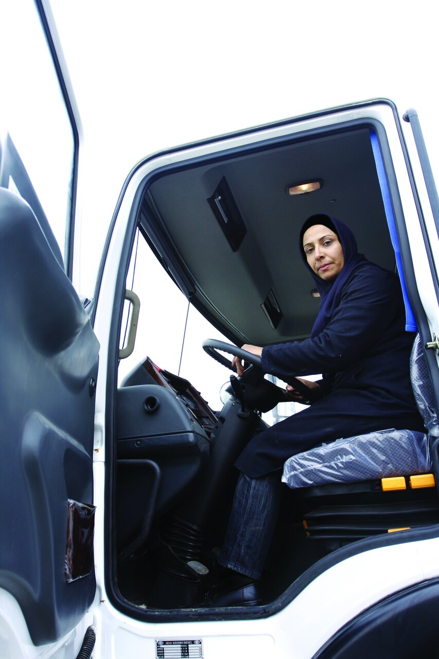 تصاویر | بانوی تریلی ران