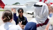تصاویر | نخستین فضانورد زن عربستانی به فضا رفت | لحظه پرتاپ فضاپیما را ببینید