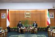 تصاویر | دیدار رئیسی با رئیس مجلس اندونزی