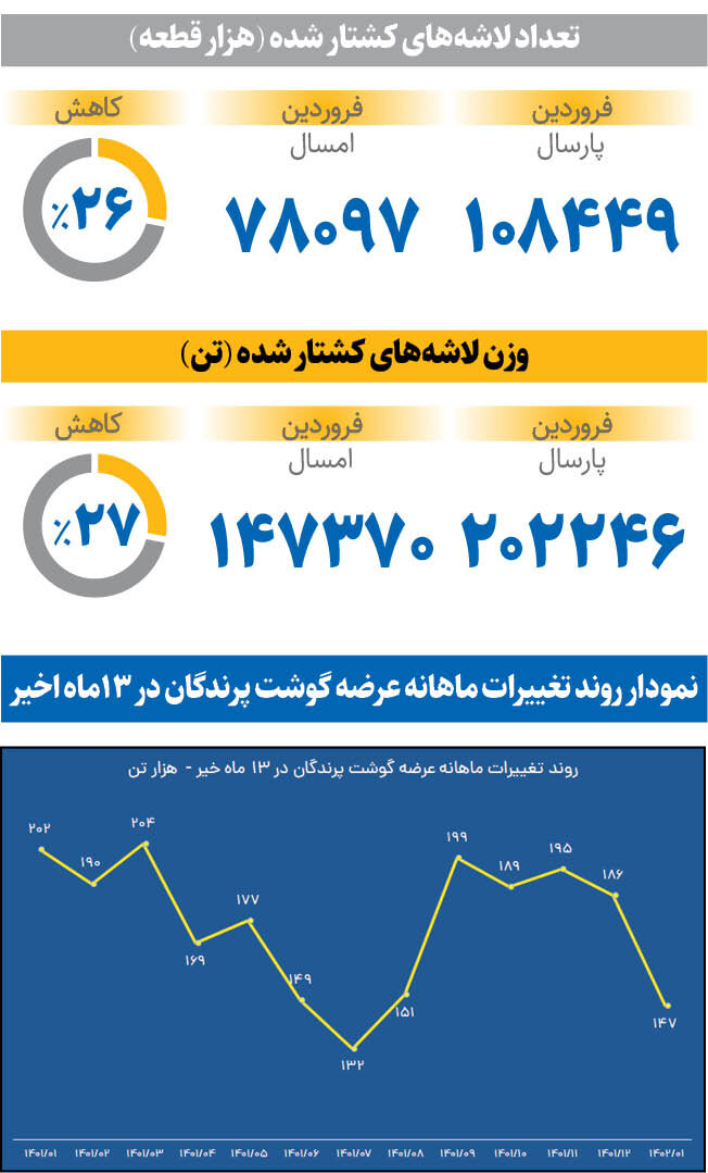 گوشت مرغ چگونه گران شد؟ | وضعیت تولید گوشت مرغ در مرغداری ها