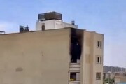 تصاویر آتش سوزی وحشتناک آپارتمان پنج طبقه در شیراز | سه فوتی و پنج مصدوم