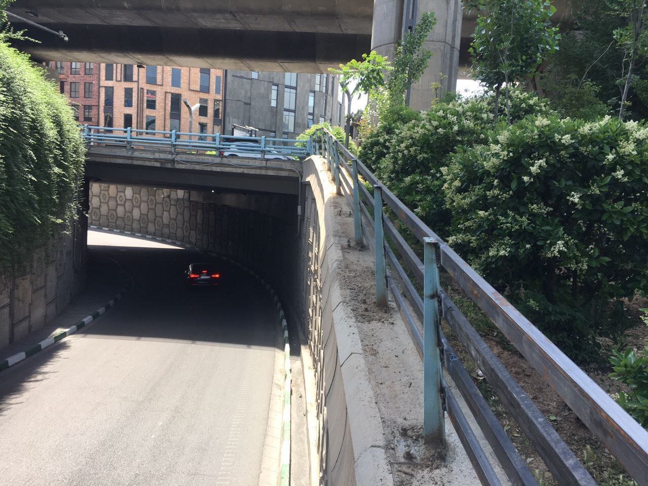 بزرگراه شهید صدر ایمن شد