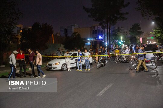 سقوط جرثقیل روی پژو ۲۰۶