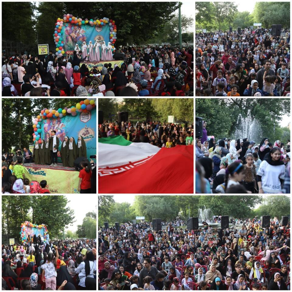 ️فیلم | با افتخار یه دخترم | جشن بزرگ دختران در بوستان قائم(عج)