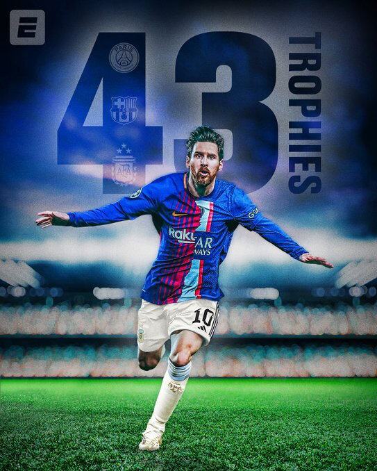 عکس | مسی پرافتخارترین فوتبالیست تاریخ شد