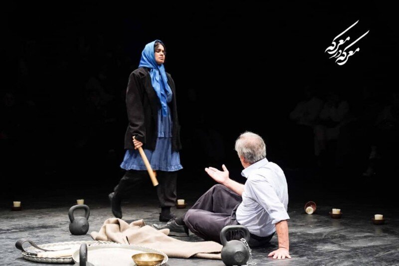 تصاویر | لحظهای که یک زن پهلوان را میکشد و عاشق میشود ... | این نمایش میلیاردی شد