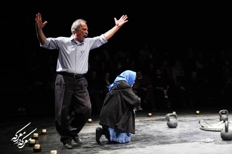 تصاویر | لحظهای که یک زن پهلوان را میکشد و عاشق میشود ... | این نمایش میلیاردی شد