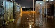 ببینید | لحظه هولناک جاری‌ شدن سیلاب در شهرستان گرمی اردبیل | آب شرب قطع شد