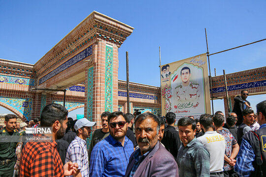 تشییع شهید «محمدمهدی احمدی» در بجنورد