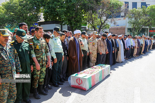 تشییع شهید «محمدمهدی احمدی» در بجنورد