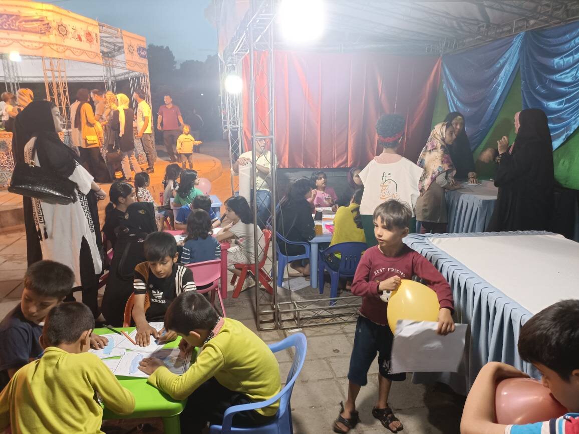 گزارشتصویری از چایخانه حضرت رضا علیهالسلام در منطقه۱۶