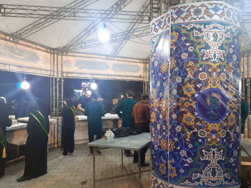 گزارشتصویری از چایخانه حضرت رضا علیهالسلام در منطقه۱۶