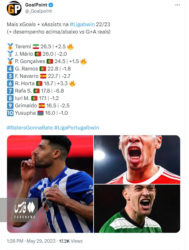 عکس | طارمی قهرمان نشد اما مدال طلای فوتبال پرتغال را گرفت!