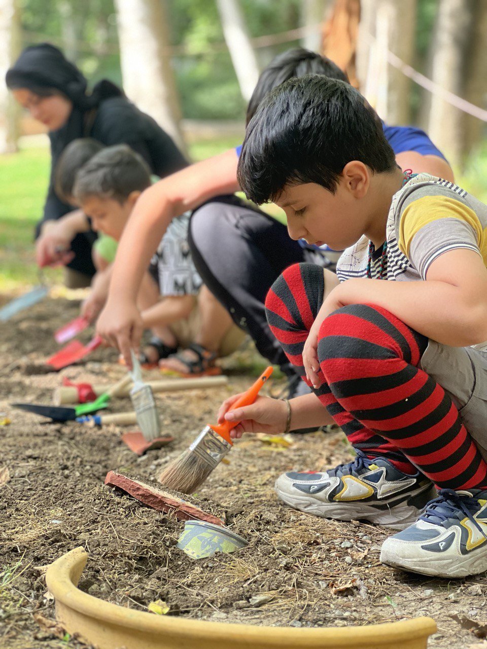 بچهها کتیبه پر رمز و راز ناریکا را فرهنگسرای نیاوران کشف کردند!