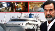 تصاویر | کشتی لاکچری صدام در آب‌های اروند | از دستشویی طلا تا پرده‌های ابریشمی