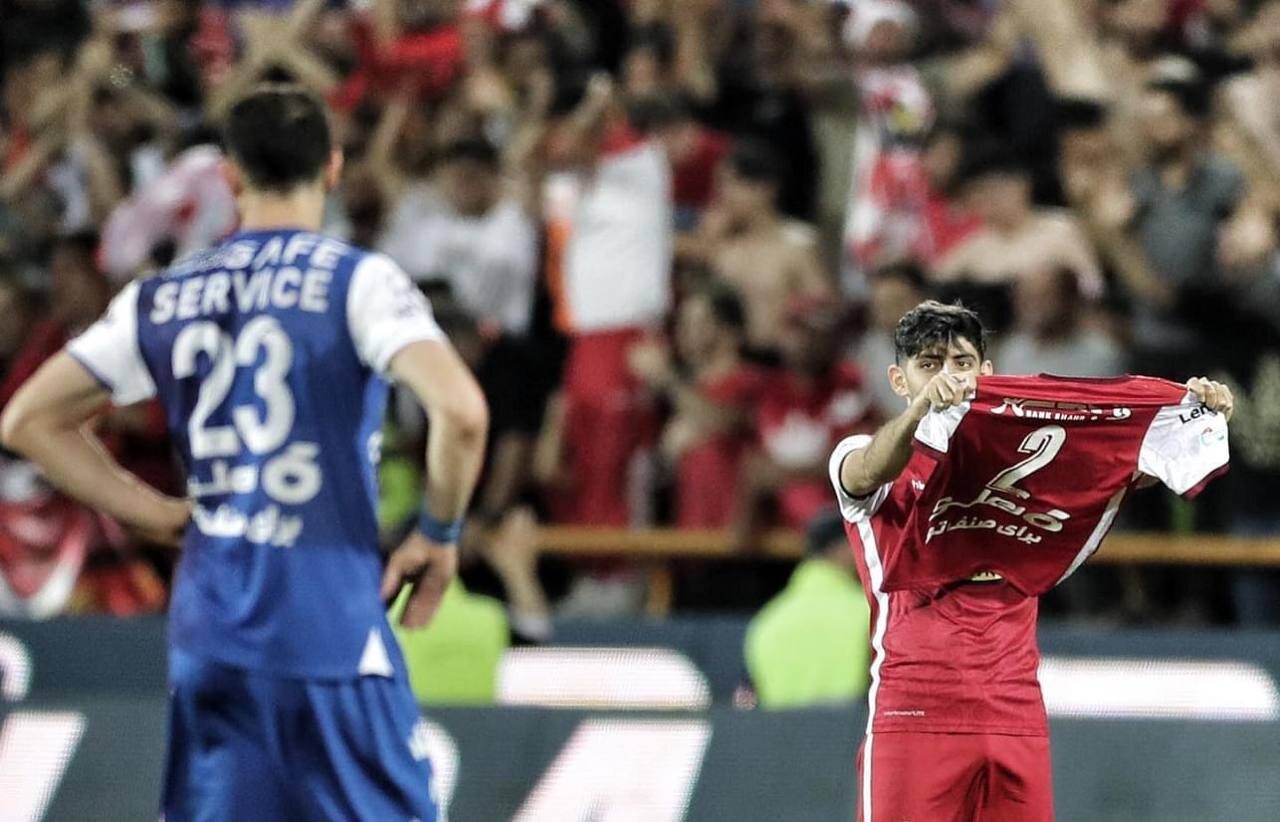 تصاویر | حرکت جنجالی و دیده نشده مهدی ترابی بعد از گل دربی | تصویر ماندگار الکلاسیکو تکرار شد