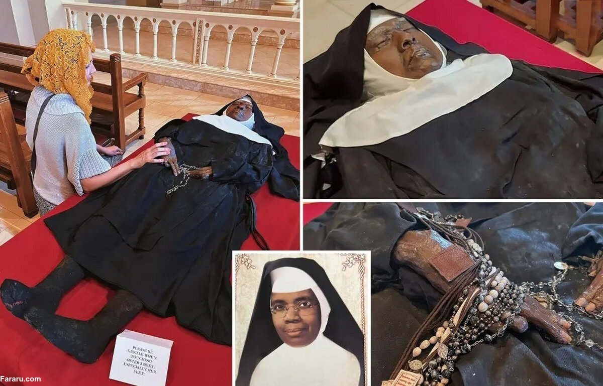 ویلهلمینا لنکستر جسد راهبهای که پس از ۴ سال سالم باقی مانده است