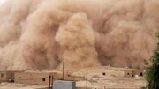 لحظه عجیب ورود طوفان شن به شهر بردسکن | ویدئو