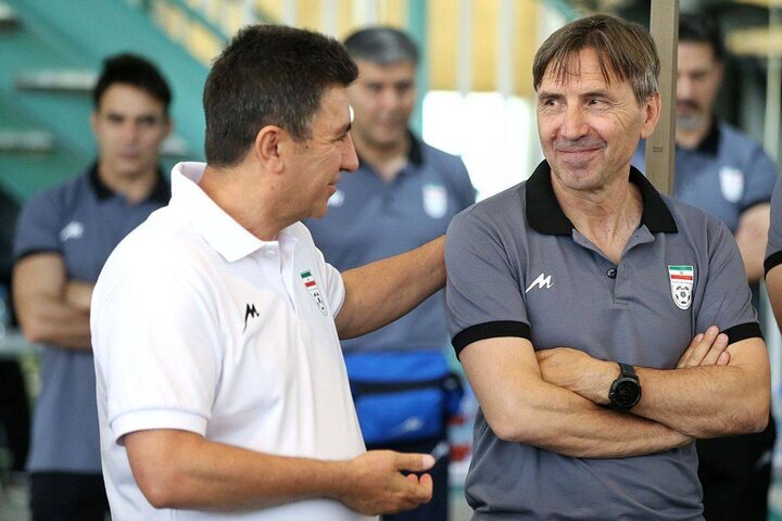 تصاویر | مربی ایتالیایی رسماً به تیم فوتبال ملی ایران پیوست ؛ لبخند قلعه نویی