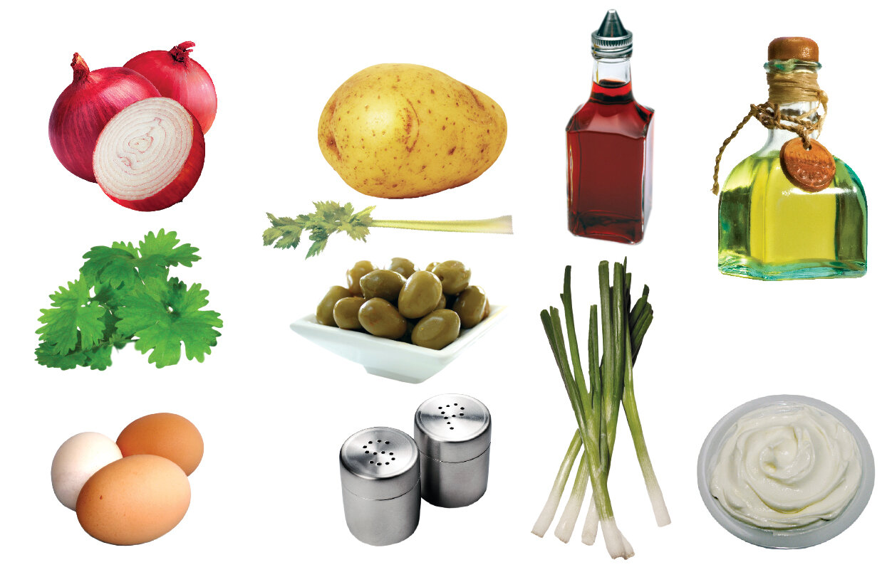 روش تهیه سالاد الویه برای گیاهخواران