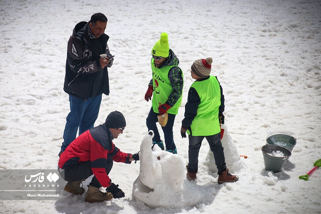 جشنواره آدم برفی در گرمای خرداد برگزار شد!