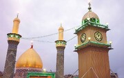 تصاویر غبارروبی ایوان طلای حرم حضرت عباس (ع) | زیباترین ورودی‌ حرم سقای دشت کربلا را ببینید