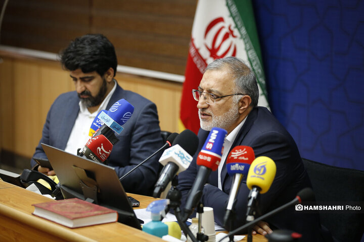 نشست خبری شهردار تهران با موضوع کمیسیون ماده ۵