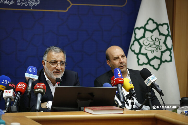 نشست خبری شهردار تهران با موضوع کمیسیون ماده ۵