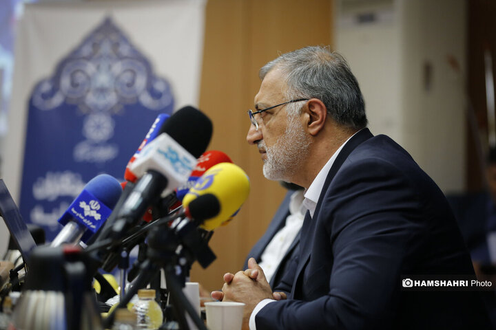 نشست خبری شهردار تهران با موضوع کمیسیون ماده ۵