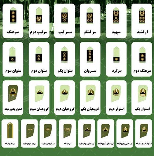 Iran Police Ranks یک بار برای همیشه درجه پلیسها و نظامیها را بشناسیم - همشهری آنلاین