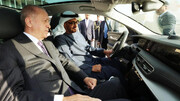 تصاویر | اردوغان خودروی ملی ترکیه را به رخ رئیس امارات کشید | خودروی ملی که اردوغان سوارش شد