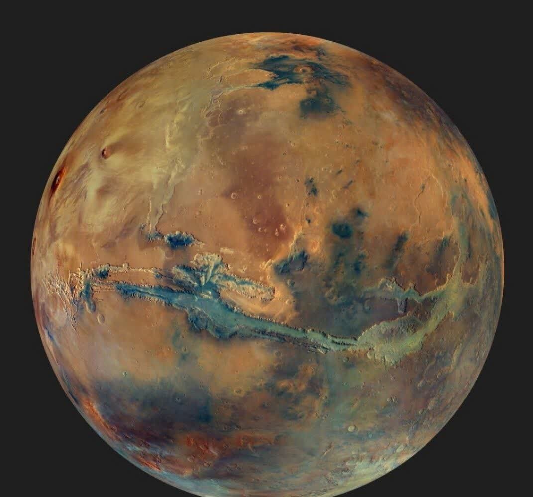تصویر خیره کننده از مریخ