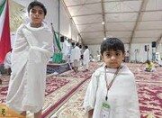 تصاویر حاجی ۲ ساله؛ کوچکترین زائر ایرانی خانه خدا